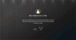 Desktop Screenshot of davidnoren.com